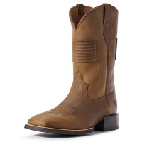 Ariat Men's Boots - Sports Patriot II - Distressed Tan Ariat Men's Boots - Sports Patriot II - Distressed Tan