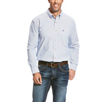 Ariat Men's Shirt - Wrinkle Free / Solid Light Blue Ariat Men's Shirt - Wrinkle Free / Solid Light Blue