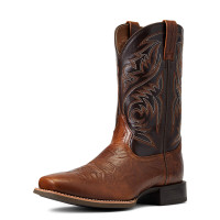 Ariat Men's Boots - Sport Herdsman Western - Peanut Butter / Chaga Brown Ariat Men's Boots - Sport Herdsman Western - Peanut Butter / Chaga Brown