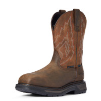 Ariat Men's Work Boots - Big Rig H2O CT - Dark Brown / Distressed Brown Ariat Men's Work Boots - Big Rig H2O CT - Dark Brown / Distressed Brown