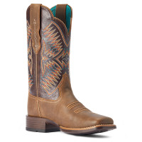 Ariat Women's Boots - Odessa Stretch Fit - Brown / Pewter