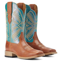 Ariat Women's Boots - Odessa Stretch Fit - Almond / Turquoise Ariat Women's Boots - Odessa Stretch Fit - Almond / Turquoise