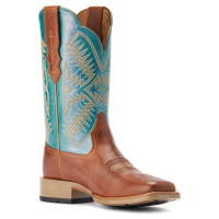 Ariat Women's Boots - Odessa Stretch Fit - Almond / Turquoise Ariat Women's Boots - Odessa Stretch Fit - Almond / Turquoise