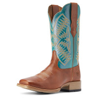 Ariat Women's Boots - Odessa Stretch Fit - Almond / Turquoise Ariat Women's Boots - Odessa Stretch Fit - Almond / Turquoise