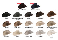 American Hat Felt - 10X - Black - Open Crown American Hat Felt - 10X - Black - Open Crown