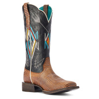 Ariat Women's Boots - Frontier Chimayo - Brown / Black Aztec Ariat Women's Boots - Frontier Chimayo - Brown / Black Aztec