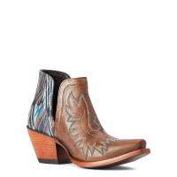 Ariat Women's Boots - Dixon Chimayo - Fiery Tan / Navy Print