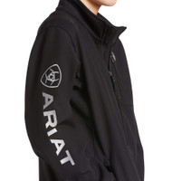 Ariat Kid's Jacket - Logo 2.0 Softshell - Black Ariat Kid's Jacket - Logo 2.0 Softshell - Black