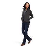 Ariat Women's Jacket - Team Patriot Softshell - Heather Charcoal Ariat Women's Jacket - Team Patriot Softshell - Heather Charcoal