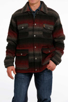 Cinch Men's Jacket - Twill Frontier - Black Striped Cinch Men's Jacket - Twill Frontier - Black Striped