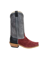 Fenoglio Men's Boots - Burgundy Roughout w/ Blue Eagle