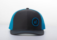 Dally Up Caps - Dally # 10 - Grey / Neon Blue Thumbs Up