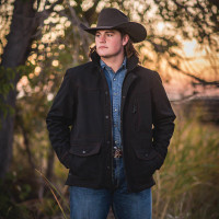 Vaquera / ジャケット/S/--/BLK/ストライプ/VAQ-SS20-SH-04-PS sTs Ranchwear Men's Jacket - Brazos - Black - Billy's Western Wear