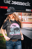 Red Dirt Hat Co T Shirt - Miami Vice - Dark Grey