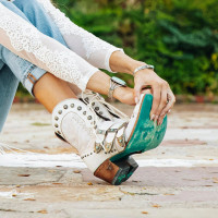 Lane Women's Boots - Showdown - Ceramic Crackle Lane Women's Boots - Showdown - Ceramic Crackle