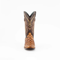 Ferrini Men's Boots - Pirarucu - Cigar