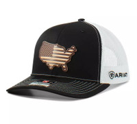 Ariat Caps by M & F Western Products - Leather USA Patch  Ariat Caps by M & F Western Products - Leather USA Patch