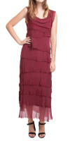 Gigi Moda Women's Clothing - Siena Maxi Dress - Burgundy