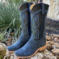 Olathe By Anderson Bean Men's Boots - Smooth Blue Elephant / Black Soft