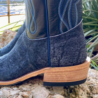 Olathe By Anderson Bean Men's Boots - Smooth Blue Elephant / Black Soft