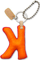 Consuela Accessories - Letter Charm - K - Orange