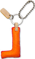 Consuela Accessories - Letter Charm - L - Orange