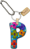 Consuela Accessories - Letter Charm - P - Turquoise