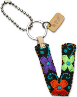 Consuela Accessories - Letter Charm - V - Black