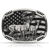Montana Silversmith Accessories - Matched Pair Deer Buckle Montana Silversmith Accessories - Matched Pair Deer Buckle