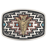 Montana Silversmith Accessories - Radiating Center of it All Arrow Belt Buckle