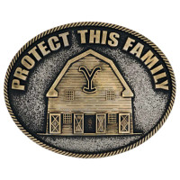 Montana Silversmith Accessories - Yellowstone Attitude Buckle A909YEL Montana Silversmith Accessories - Yellowstone Attitude Buckle A909YEL