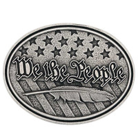 Montana Silversmith Accessories - We the People Antiqued Attitude Buckle Montana Silversmith Accessories - We the People Antiqued Attitude Buckle