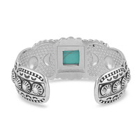 Montana Silversmith Accessories - Flourished Turquoise Cuff Bracelet Montana Silversmith Accessories - Flourished Turquoise Cuff Bracelet