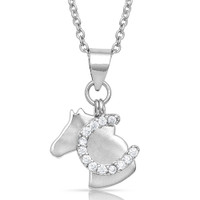Montana Silversmith Accessories - Horsing Around Charm Necklace Montana Silversmith Accessories - Horsing Around Charm Necklace