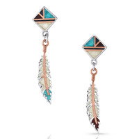 Montana Silversmith Accessories - American Legends Feather Earrings Montana Silversmith Accessories - American Legends Feather Earrings
