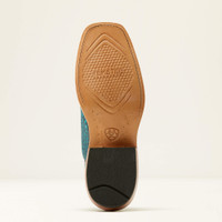 Ariat Women's Boots - Futurity Boon / Turquoise Sueded Caiman