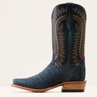 Ariat Men's Boots - Futurity Finalist - Navy Sueded Caiman / Denim Ariat Men's Boots - Futurity Finalist - Navy Sueded Caiman / Denim
