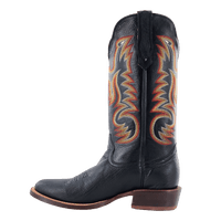 R Watson Men's Boots - Black Smooth Ostrich / Black Sinatra Cowhide R Watson Men's Boots - Black Smooth Ostrich / Black Sinatra Cowhide
