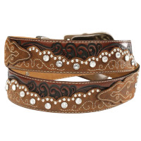 Leegin / Brighten Women's Accessories - Tony Lama Kaitlyn Crystal / Brown Leegin / Brighten Women's Accessories - Tony Lama Kaitlyn Crystal / Brown