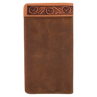 Leegin / Brighton Men's Accessories - Lone Star Checkbook Wallet - Tan Leegin / Brighton Men's Accessories - Lone Star Checkbook Wallet - Tan