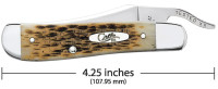Case Knives Accessories - Russ Lock / Amber Bone Case Knives Accessories - Russ Lock / Amber Bone