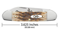 Case Knives Accessories - Canoe / Amber Bone