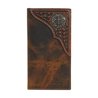 Justin by Trenditions Kids Accessories - Junior Rodeo Wallet - Tooled Yoke w/ Concho