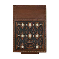 Red Dirt by Trenditions Men's Accessories - Card Case w/ Magnet Clip - Embossed & Ivory Inlay Red Dirt by Trenditions Men's Accessories - Card Case w/ Magnet Clip - Embossed & Ivory Inlay