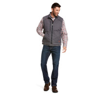 Ariat Men's FR  - DuraLight Stretch Canvas Vest - Iron Gray Ariat Men's FR  - DuraLight Stretch Canvas Vest - Iron Gray