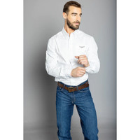 Kimes Ranch Men's Shirt - KR Team - Solid White Kimes Ranch Men's Shirt - KR Team - Solid White