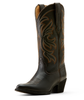 Ariat Women's Boots - Heritage J-Toe Stretchfit - Black Deertan Ariat Women's Boots - Heritage J-Toe Stretchfit - Black Deertan
