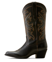 Ariat Women's Boots - Heritage J-Toe Stretchfit - Black Deertan Ariat Women's Boots - Heritage J-Toe Stretchfit - Black Deertan