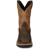 Justin Men's Work Boots - Bolt 11"Waterproof - Buff Brown Justin Men's Work Boots - Bolt 11"Waterproof - Buff Brown