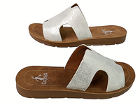 Corkys Women's Sandals - Bogalusa - Silver Metallic Corkys Women's Sandals - Bogalusa - Silver Metallic
